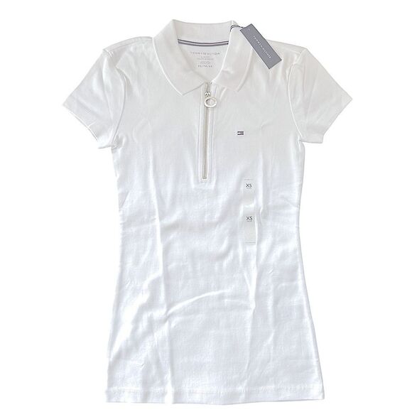 Tommy Hilfiger, New White Polo Shirt for women - Picture 5 of 8